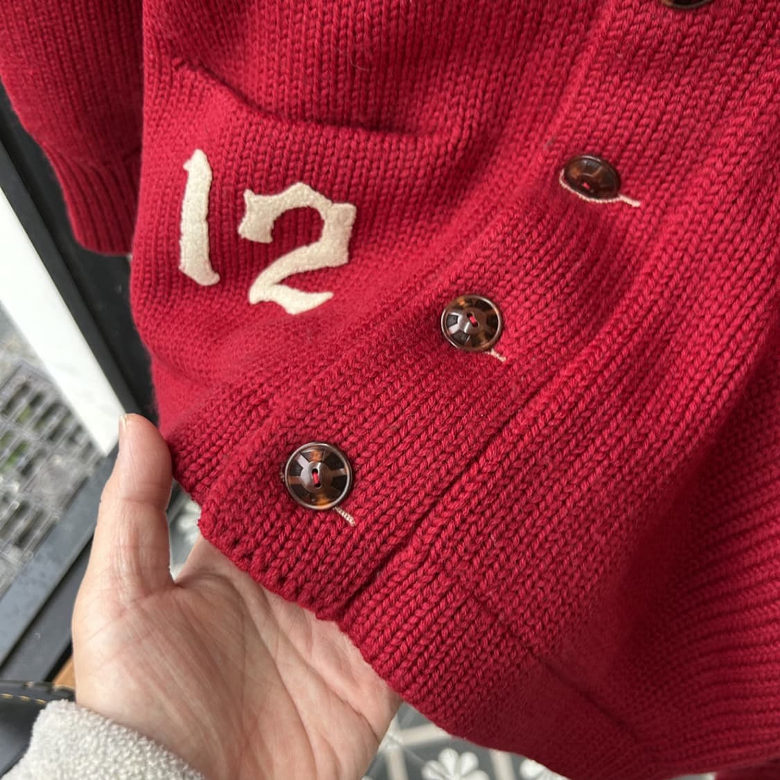 16361 - 폴로 랄프로렌 엘보 패치 가디건 상품이미지6