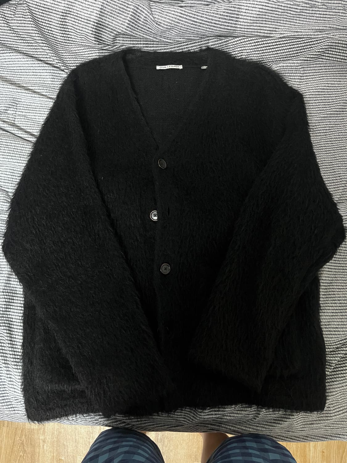 아워레가시 모헤어가디건 블랙 48 상품이미지1