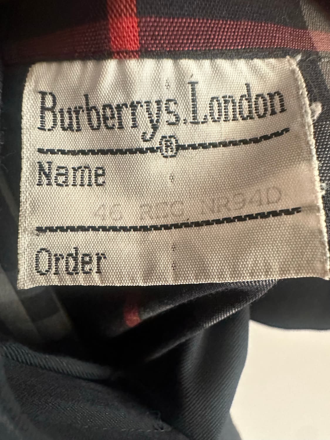 90s 버버리 트렌치 코트 다크네이비 상품이미지7