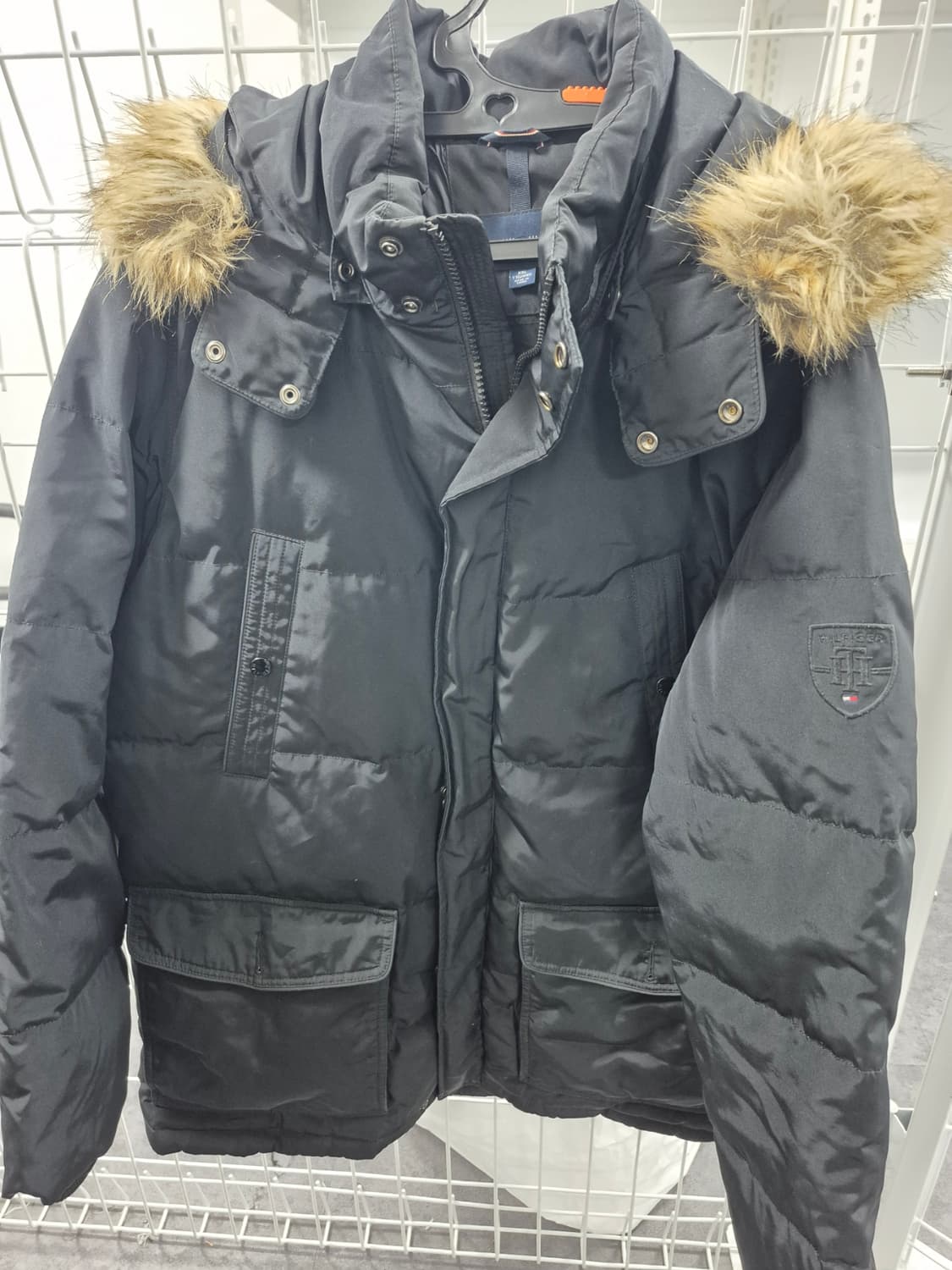 타미힐피거 정품 오리털패딩 110사이즈 팝니다 상품이미지1