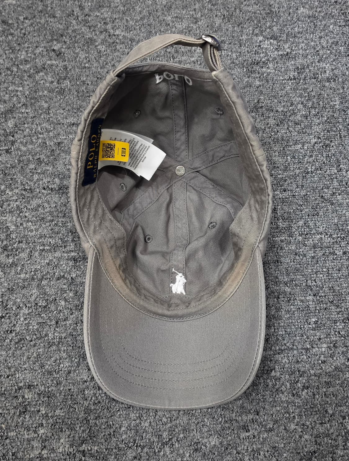 폴로 랄프로렌 코튼 치노 볼캡 모자 큐알택 59cm 상품이미지6