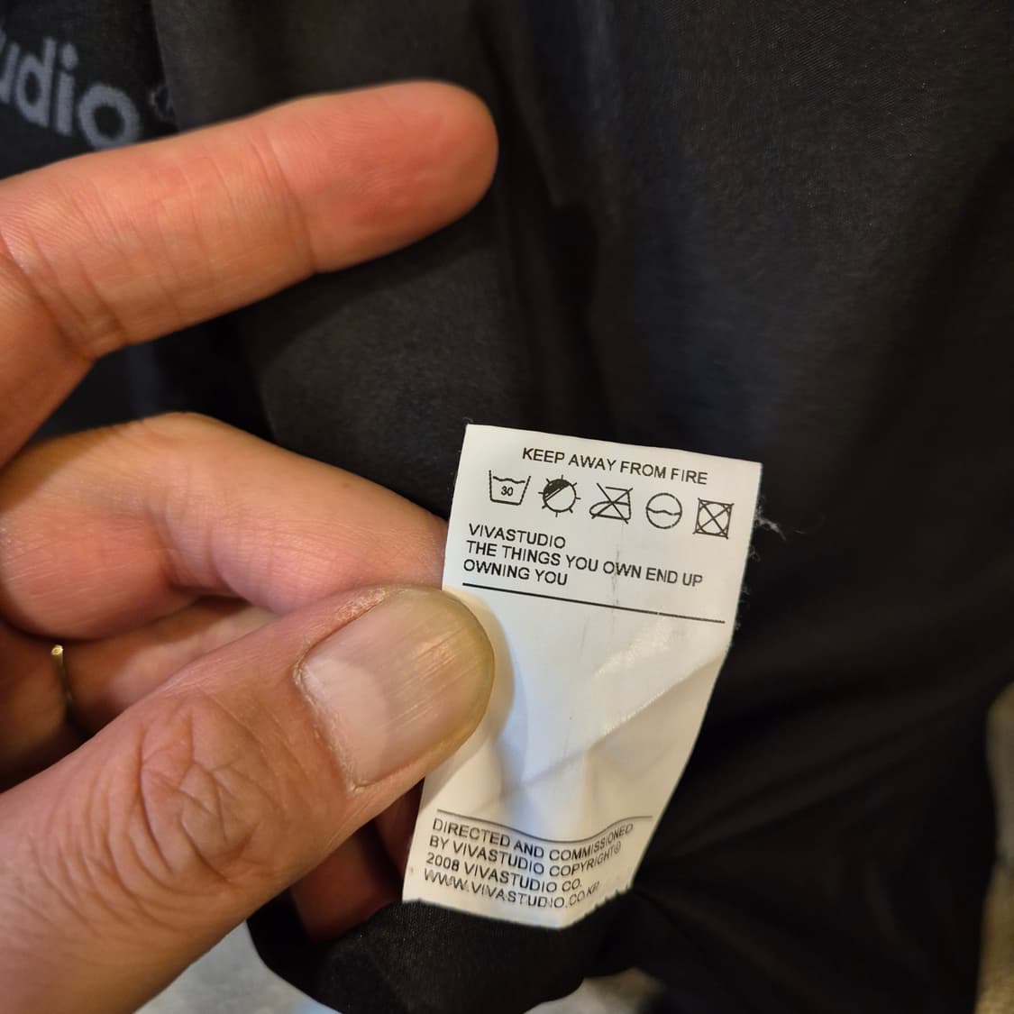 M 비바스튜디오 블랙 오리털 롱패딩  상품이미지6