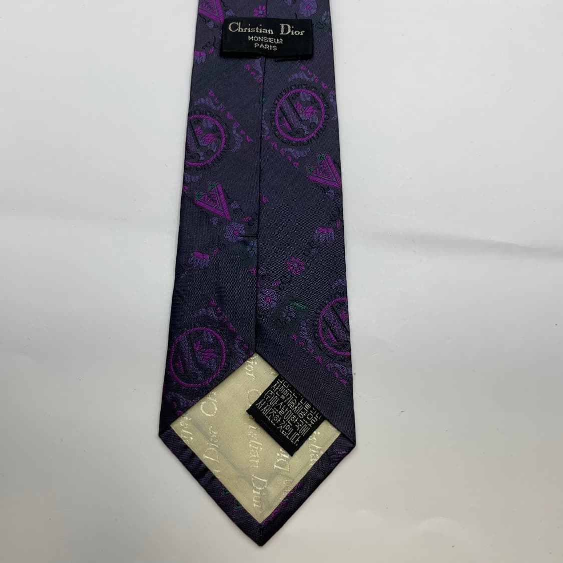 795) (Christian DIOR) 크리스찬 디올 패턴 넥타이 상품이미지2