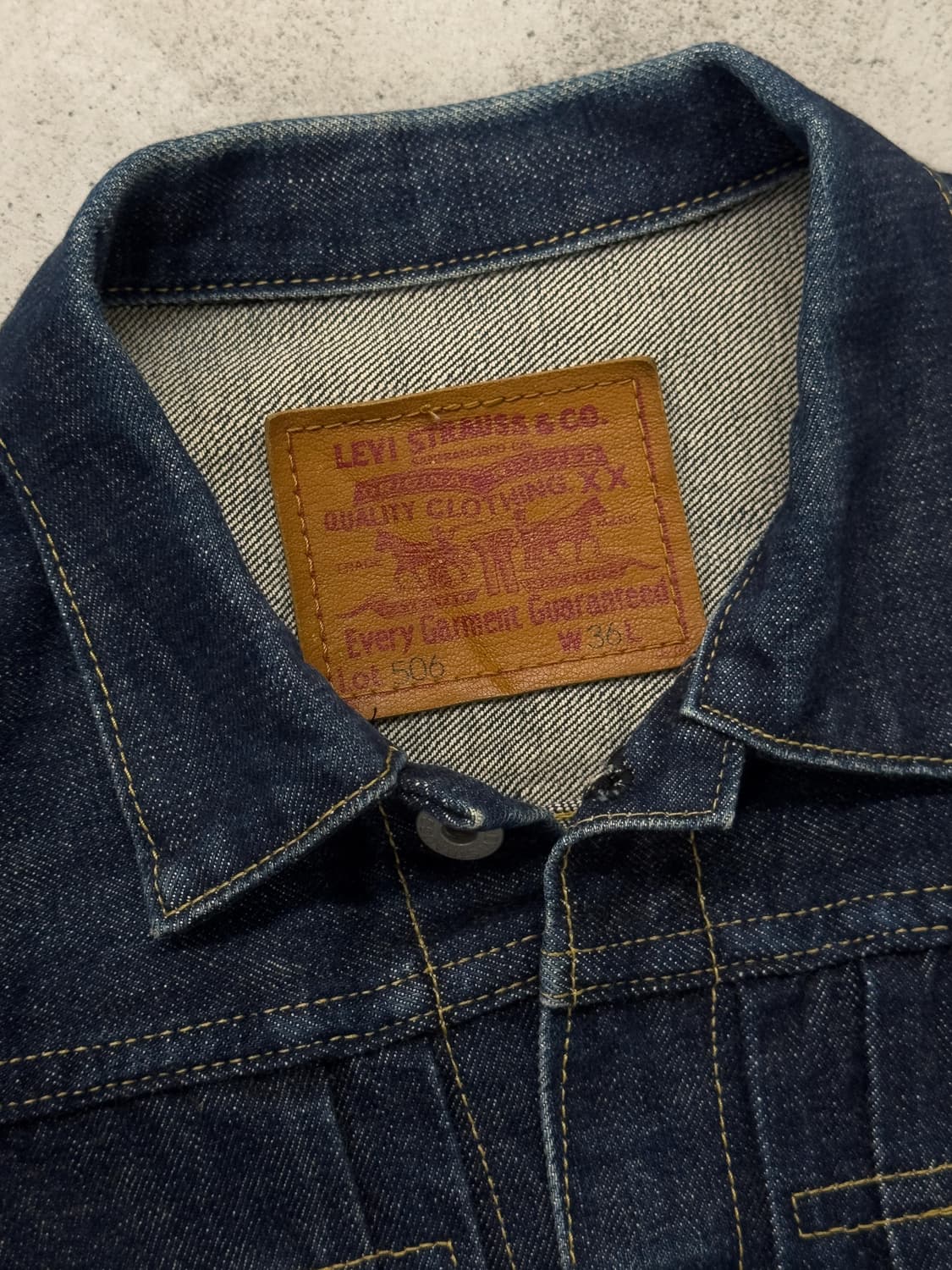 리바이스 LVC 1세대 데님 트러커 자켓 상품이미지5
