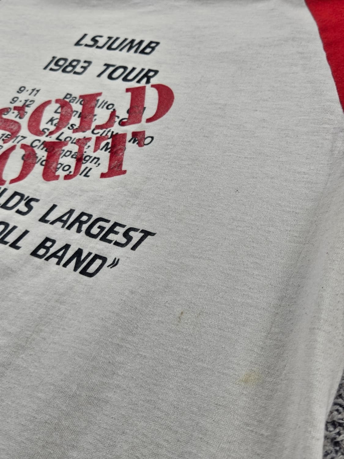 1983 스탠포드 유니버시티 싱글스티치 롱슬리브 (M추정)/ 11380 상품이미지9