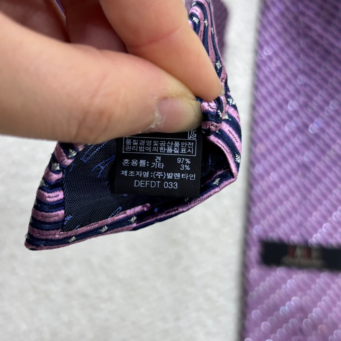 F 닥스 실크 넥타이 0402E 상품이미지4