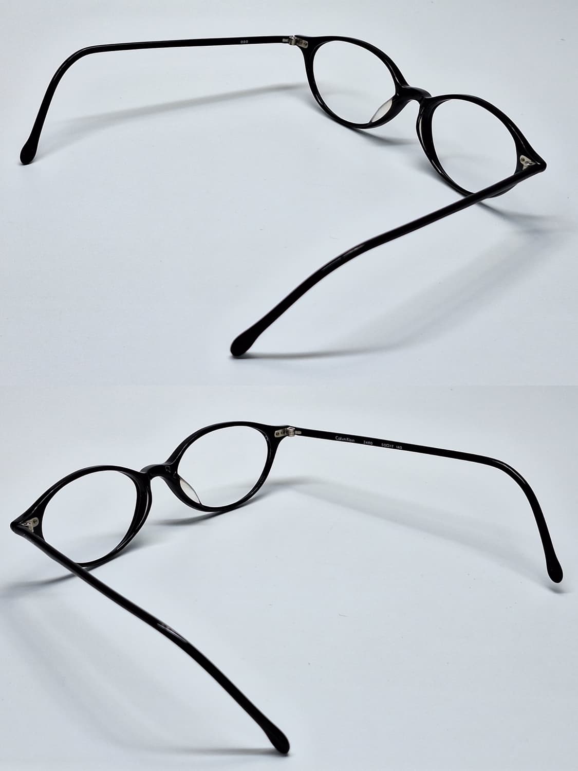 캘빈클라인 Calvin Klein 3480 블랙 오벌형 긱시크 뿔테 안경 상품이미지9