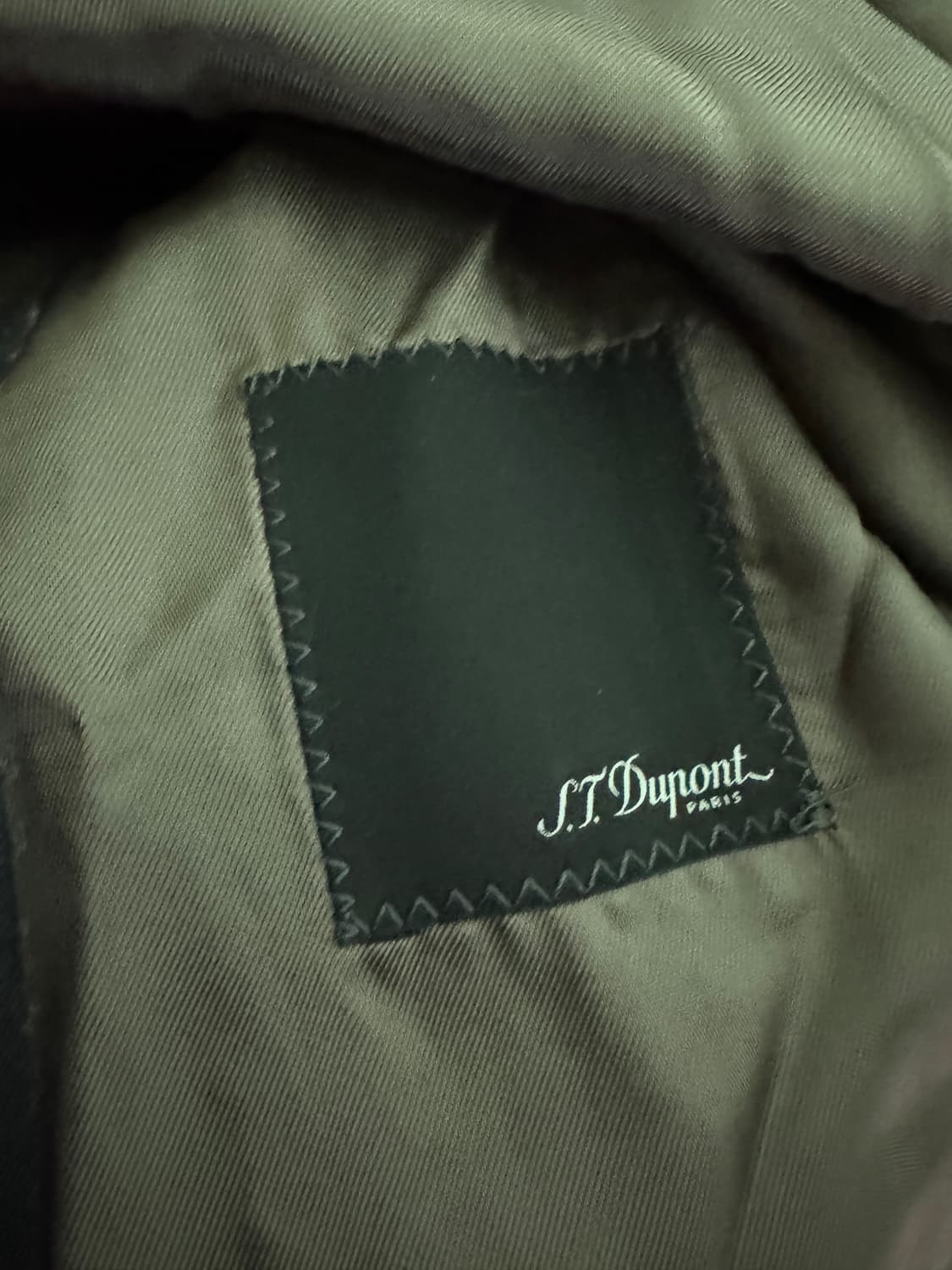 정품라벨! 듀퐁 S.T.Dupont 정장 울 자켓 48 M 그레이 상품이미지6