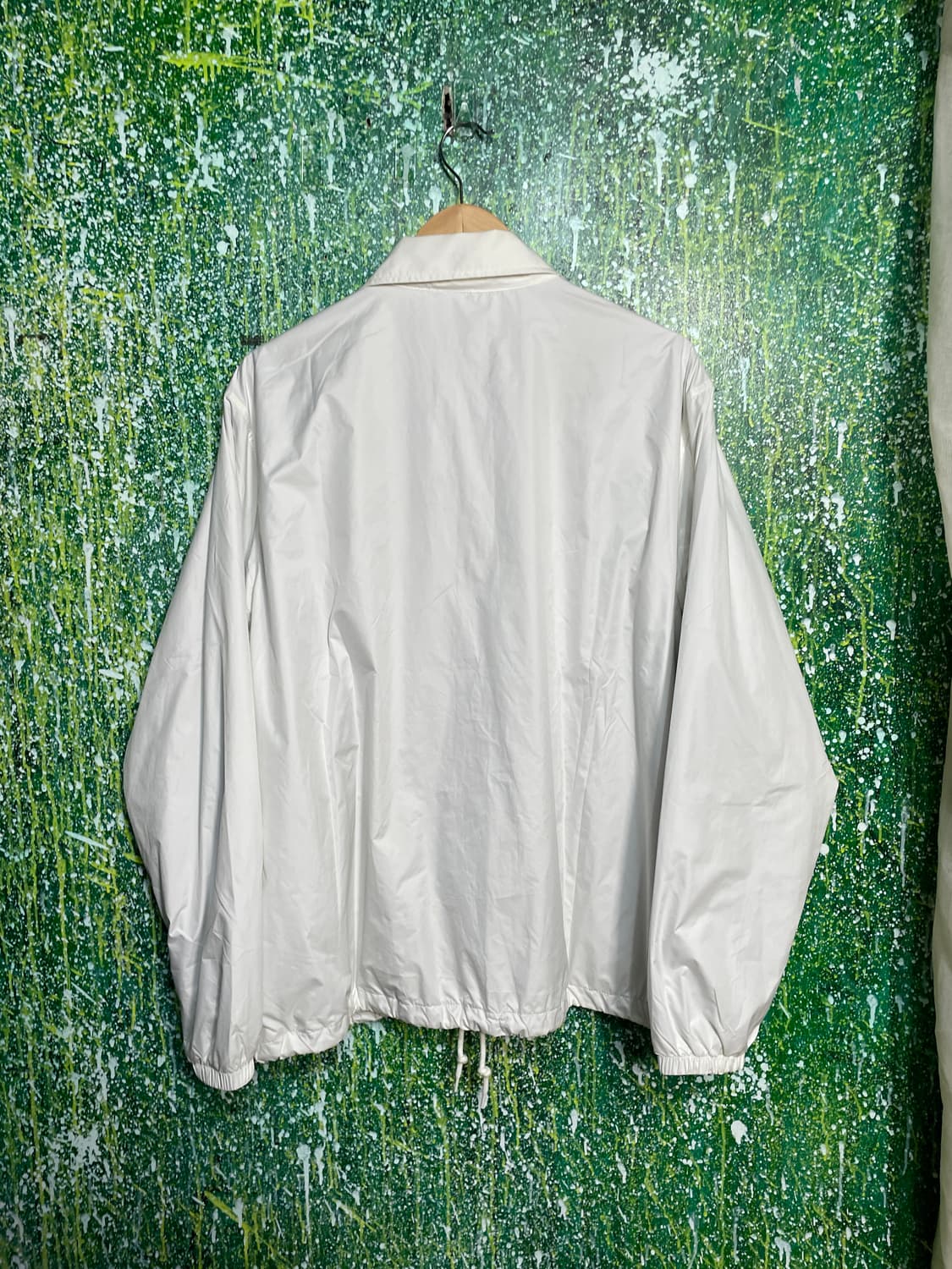 나이키 오버핏 화이트 바람막이 코치자켓 XL 상품이미지8