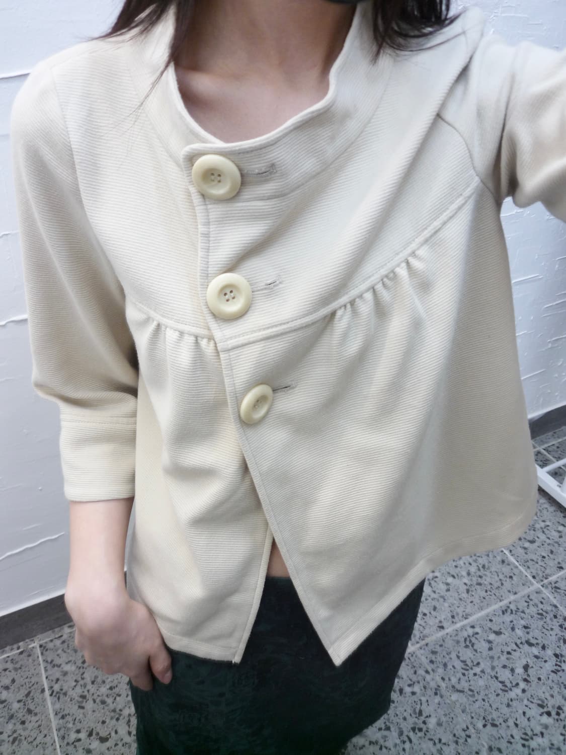 three buttons ivory jacket 상품이미지2