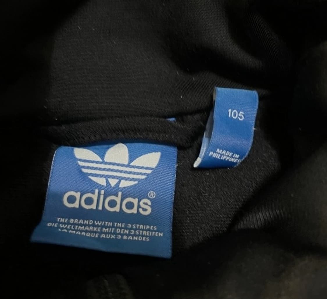 아디다스 블랙 검흰 트랙탑 져지집업 105/XL 상품이미지4