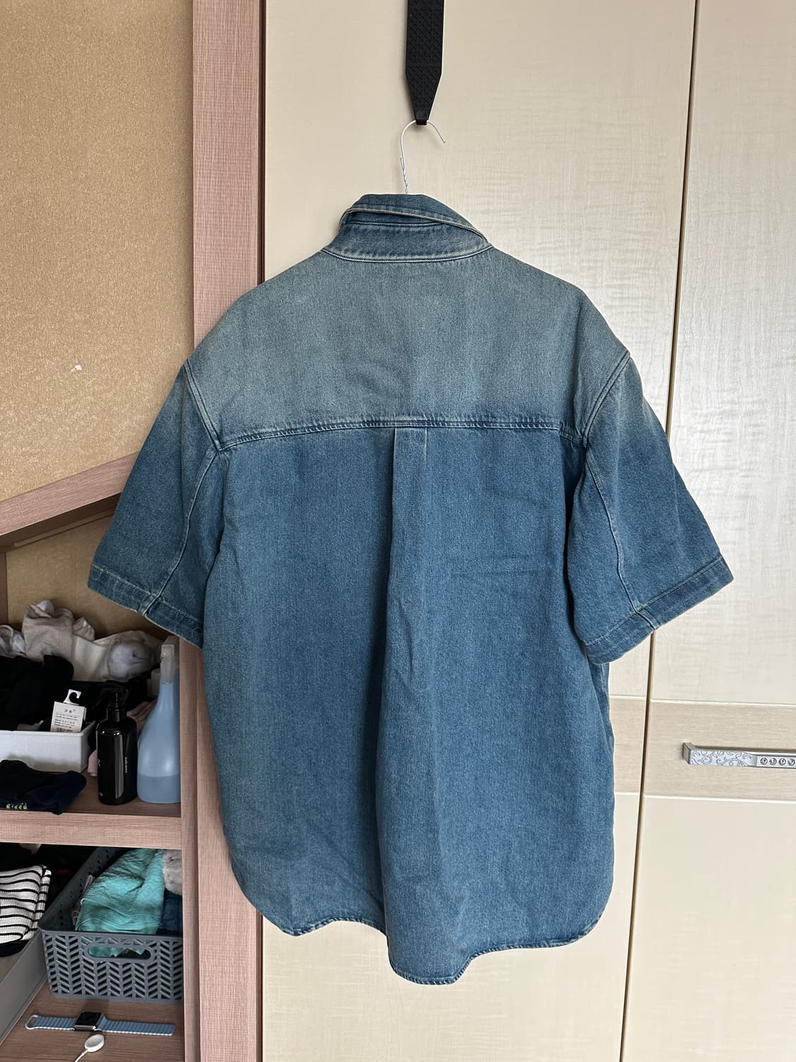 엘무드 데님 반팔셔츠 46 상품이미지2