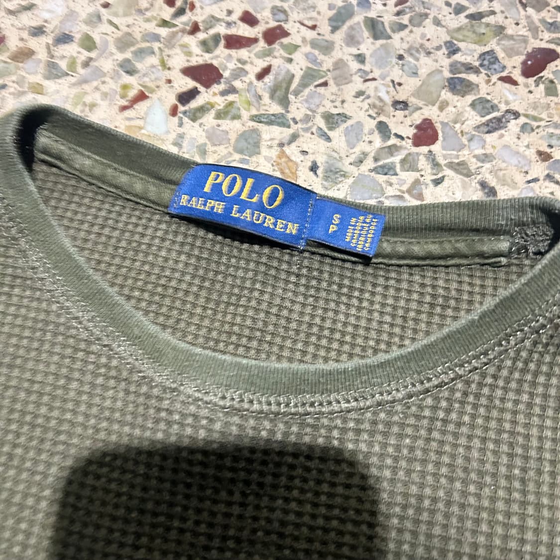 폴로(POLO RalphLauren)올리브 와플니트 상품이미지4