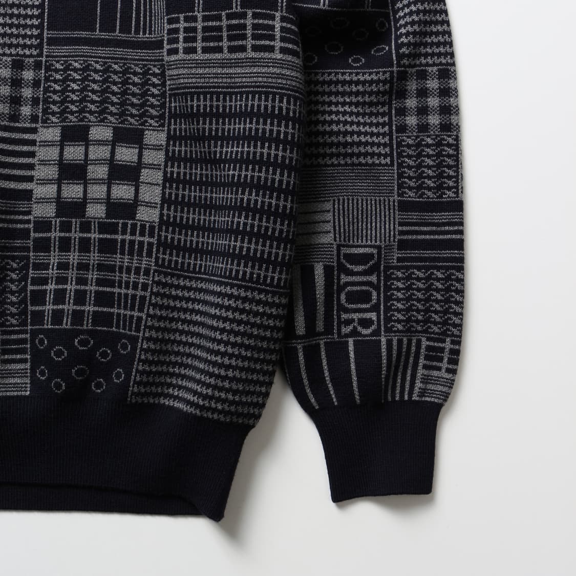 크리스찬 디올 90s 플레이드 니트   상품이미지5