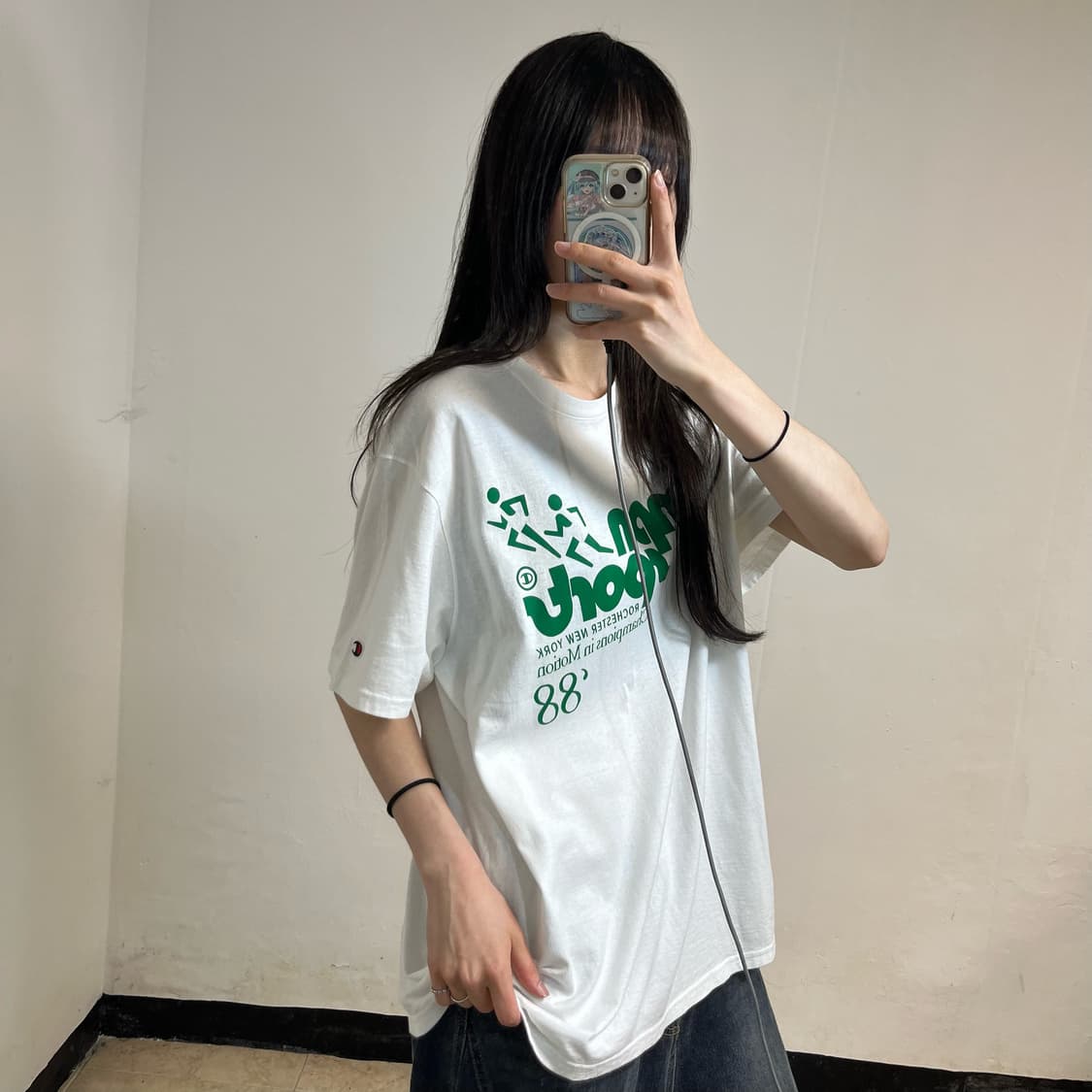 Champion White T-Shirt 상품이미지2