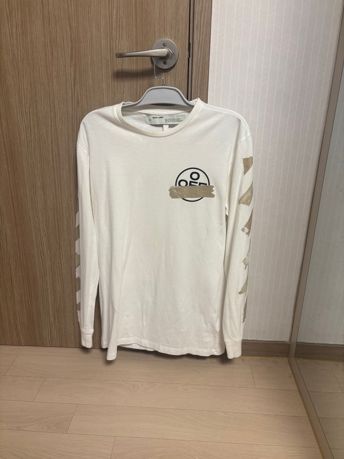 오프화이트 롱슬리브 정품  상품이미지1