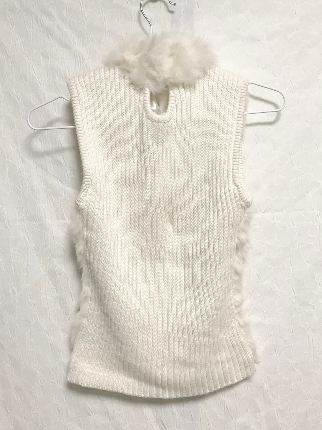 택포 SET•빈티지 갸루 ma*rs 마즈 퍼 볼레로 + 래빗퍼 슬리브리스 상품이미지8