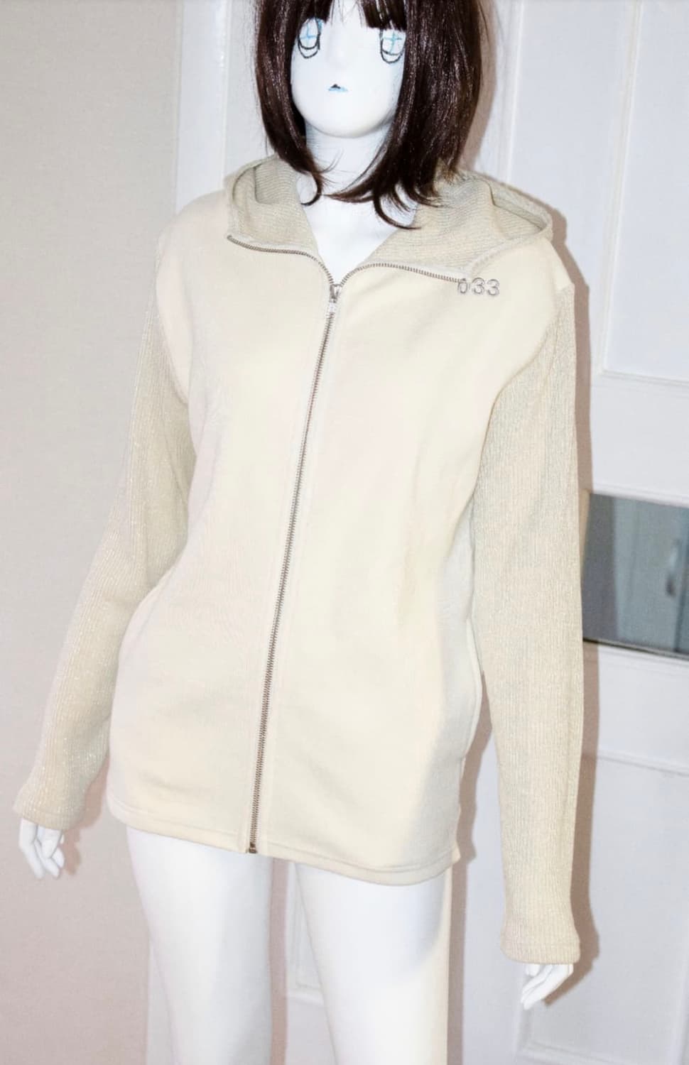 영마일웨어 바라클라바 후드집업 아이보리 상품이미지1