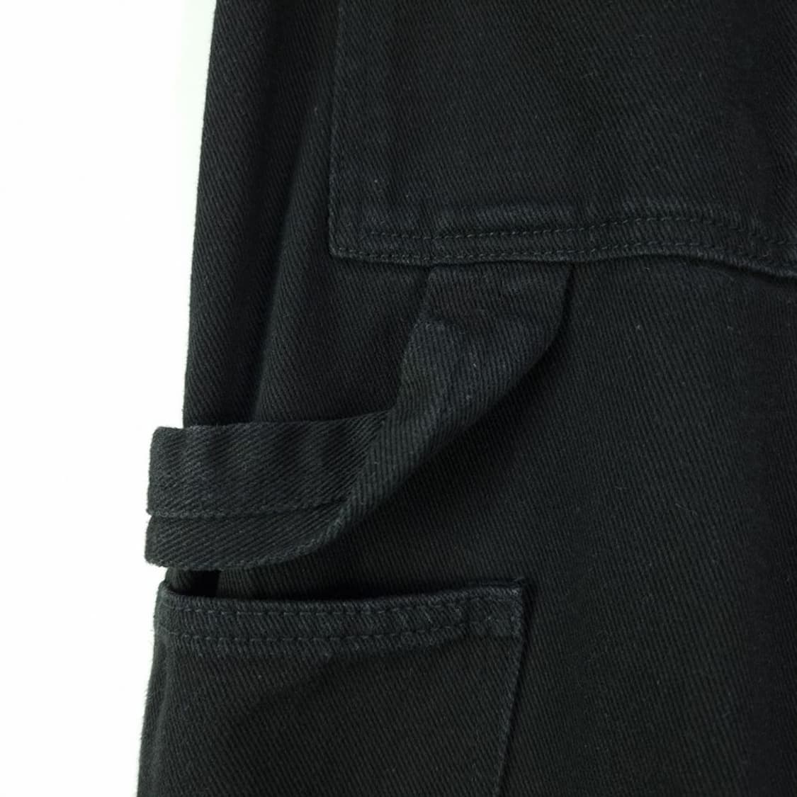 [트래블] 워크샵 와이드 더블니 카펜터 팬츠 블랙 M18361 상품이미지6