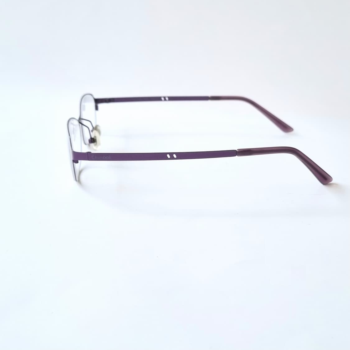 데드스탁 퍼플 라운드 오벌 가벼운 안경테 373 상품이미지4