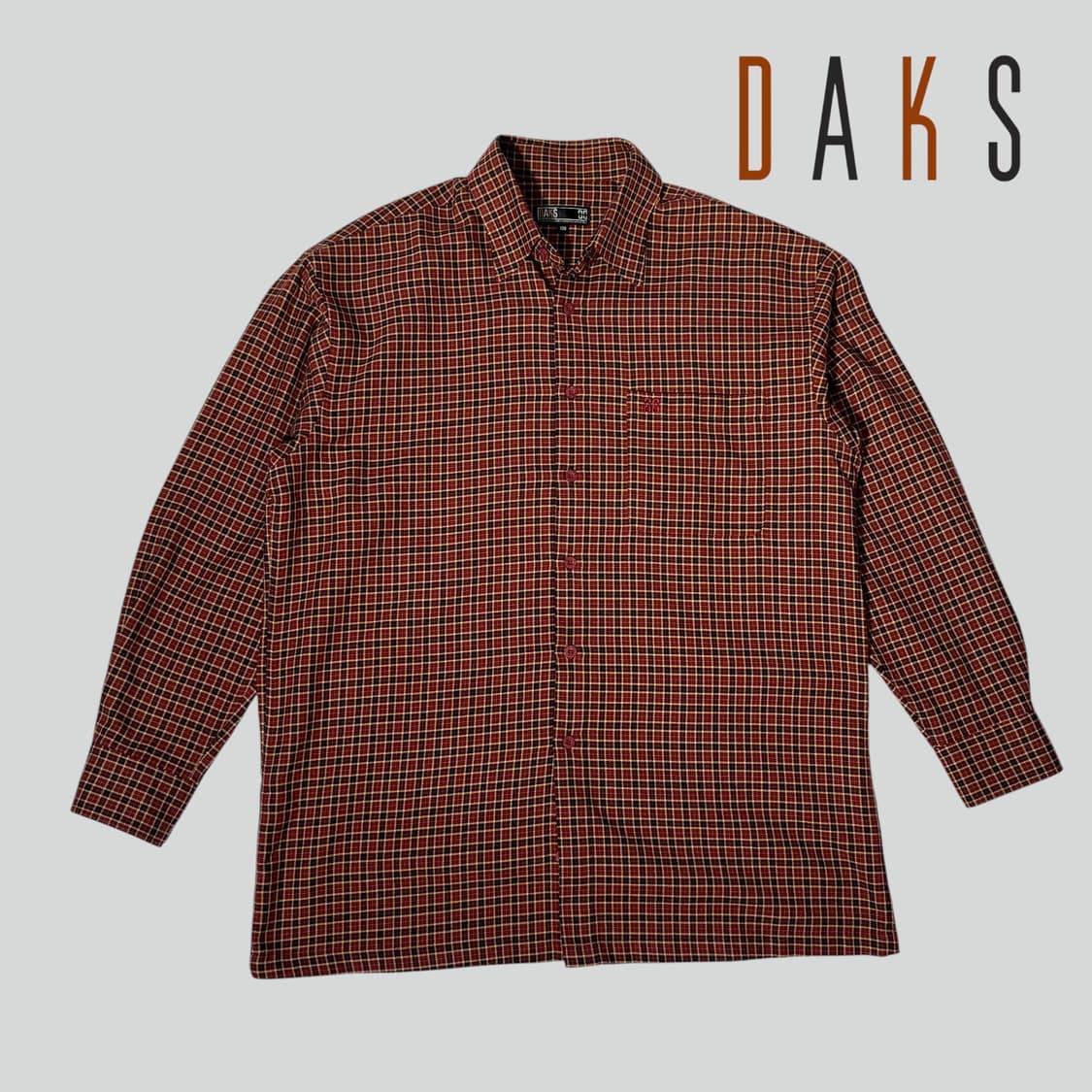 [100]DAKS 닥스 플란넬 체크 셔츠 상품이미지1