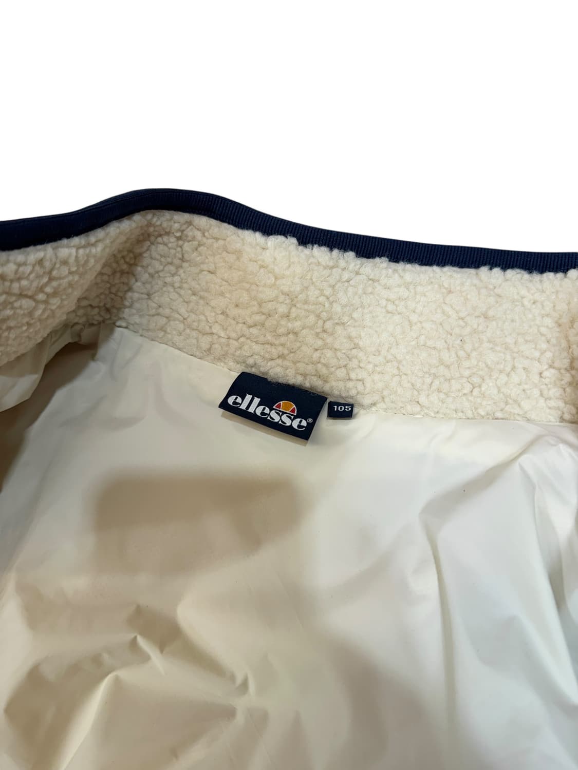 엘레쎄 아이보리 뽀글이 플리스 자켓 (XL)   상품이미지4