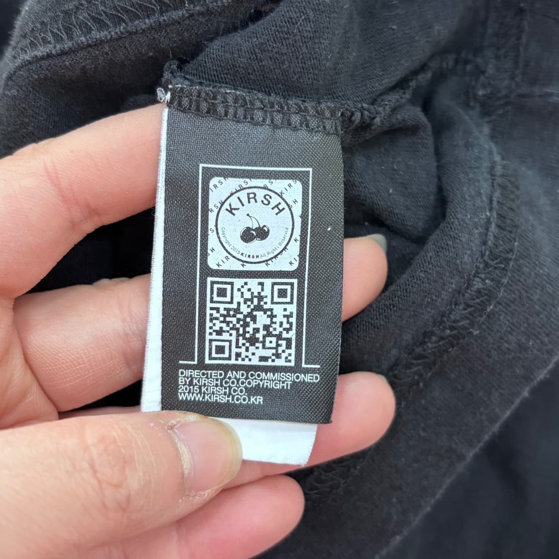 1 키르시 스몰체리 롱 슬리브 긴팔 티셔츠0325E 상품이미지4