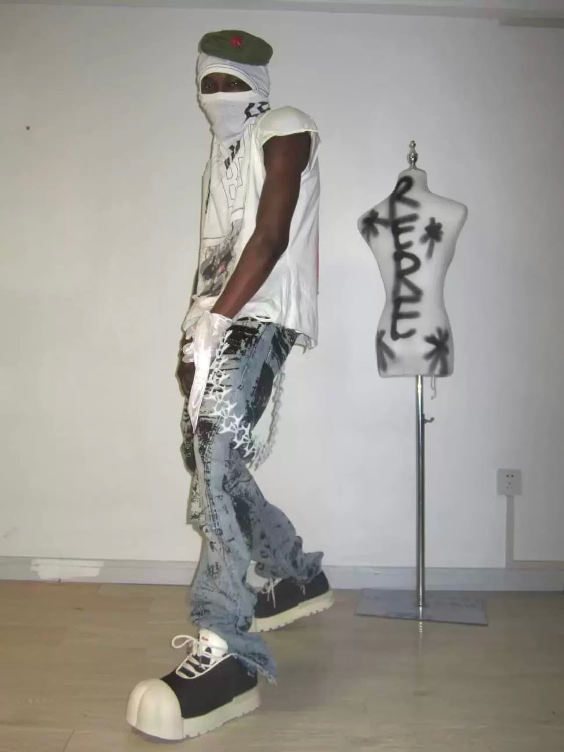 R/F & MAOZYWORLD 콜라보 로우탑 부츠 상품이미지4