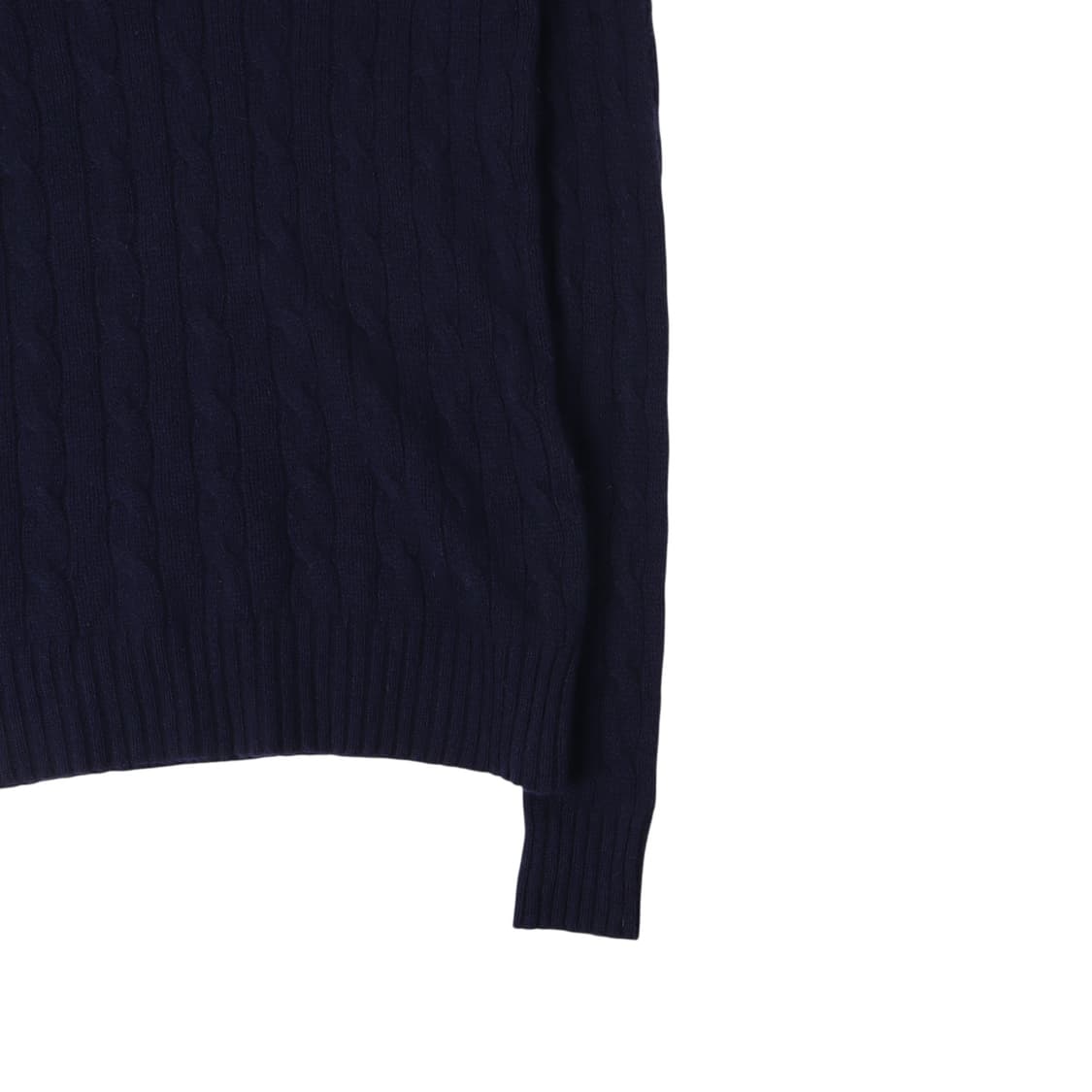 폴로 랄프로렌 qr 네이비 울 캐시미어 브이넥 니트 상품이미지4