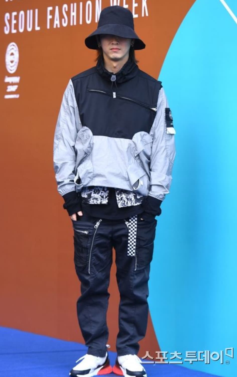 스톤아일랜드 리플렉티브 아노락 블랙 M 상품이미지4