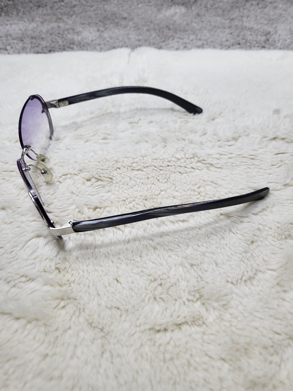 에트로 선글라스 퍼플 그라데이션 무테 썬글라스 안경 상품이미지6