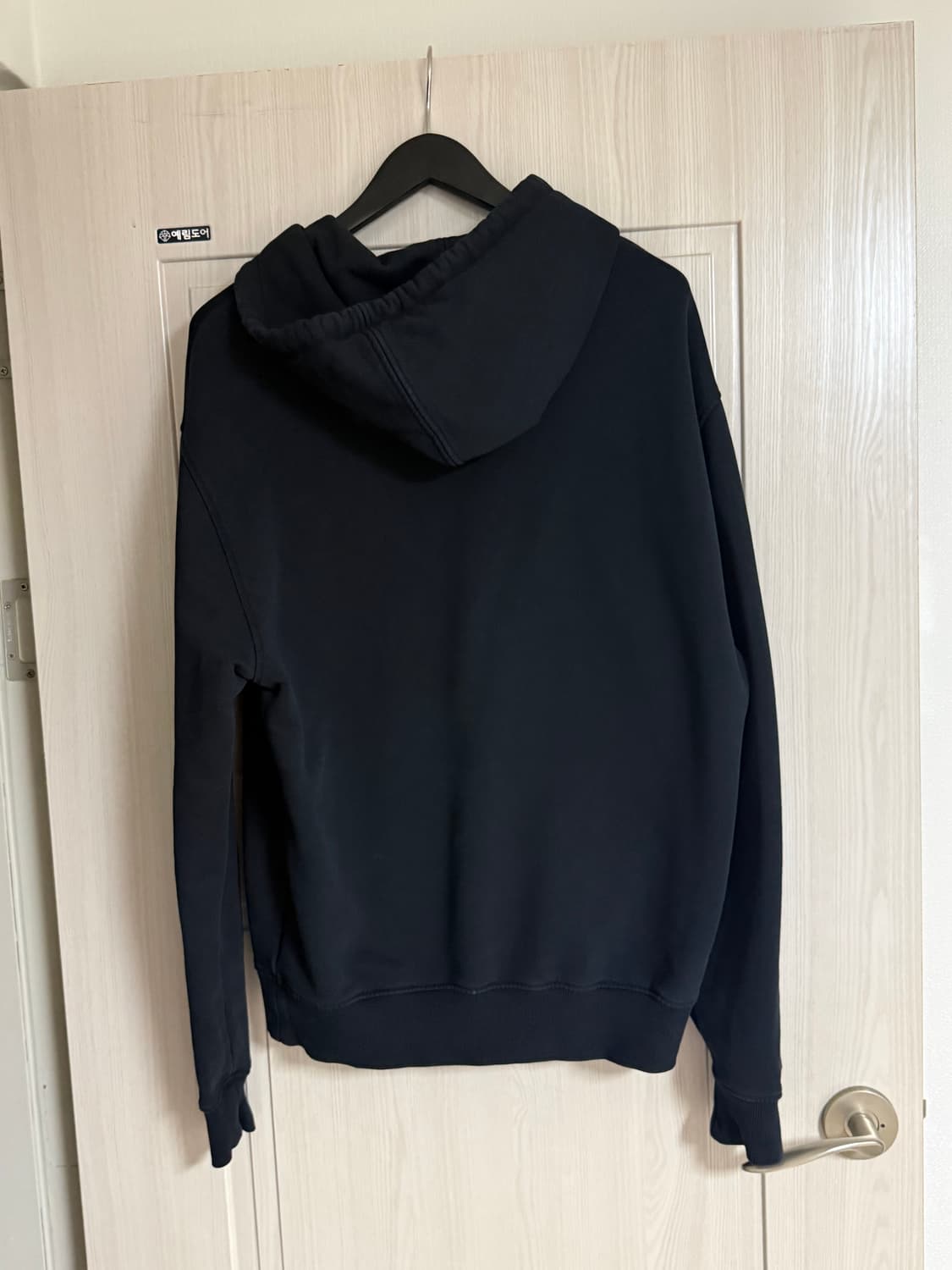 아미 후드티 L 사이지 블랙 상품이미지2