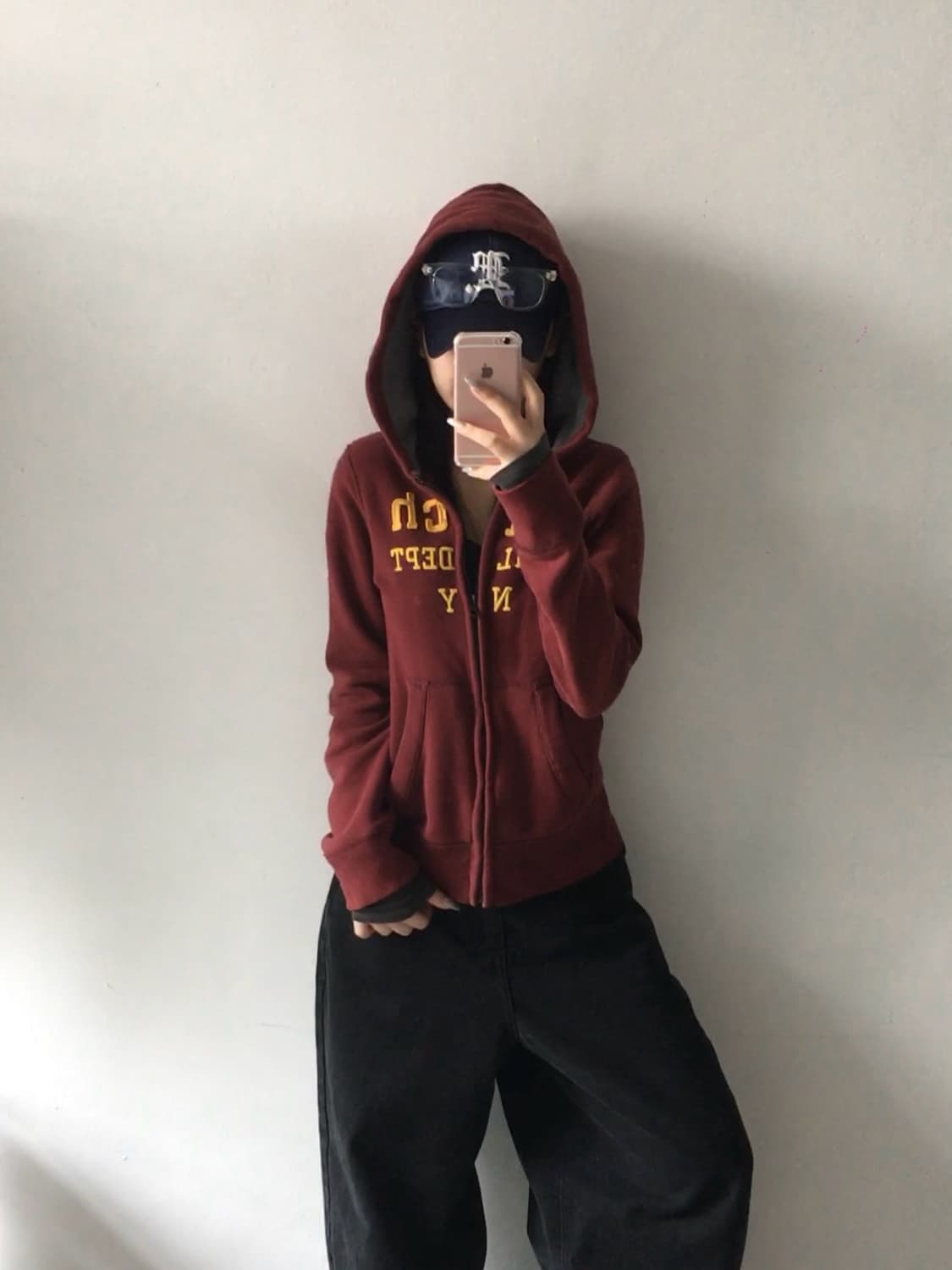 아베크롬비 자수 패치로고 후드집업 상품이미지1