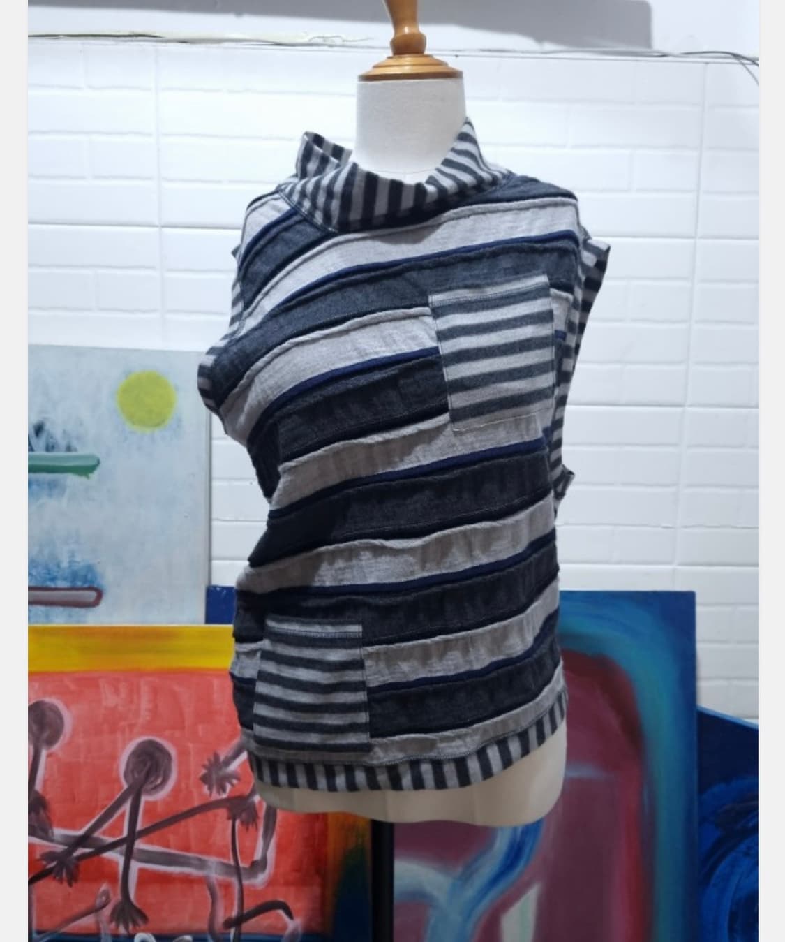 구매글) HAI by ISSEY MIYAKE asymmetric top 상품이미지1
