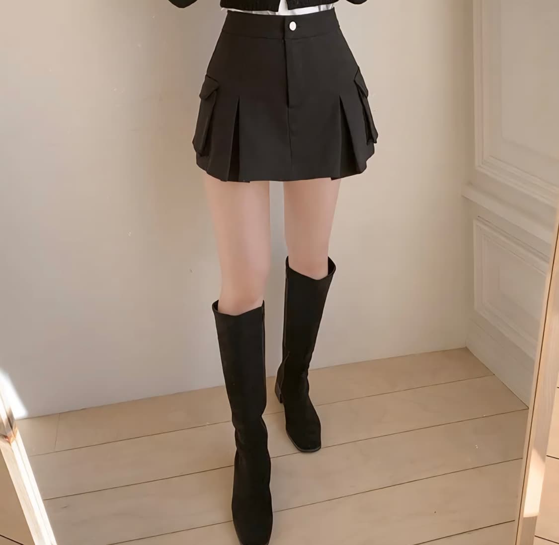 웨던 카고 스커트 상품이미지1