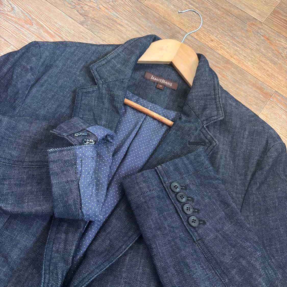 제임스진 USA 데님 자켓 XS 슬림 95 슬렌더 미국 수입 정품 상품이미지6