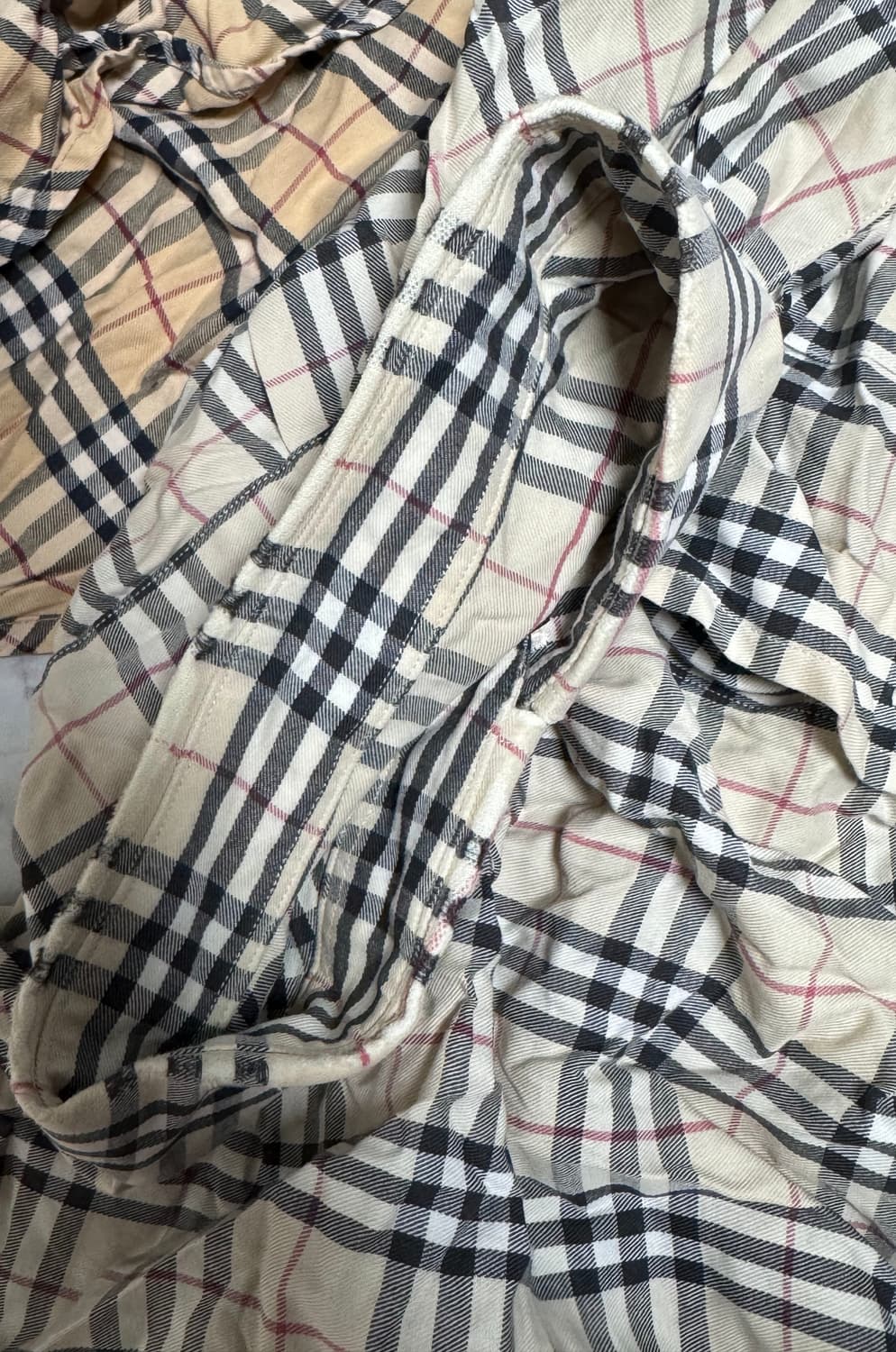 런던 버버리 체크 셔츠  상품이미지6