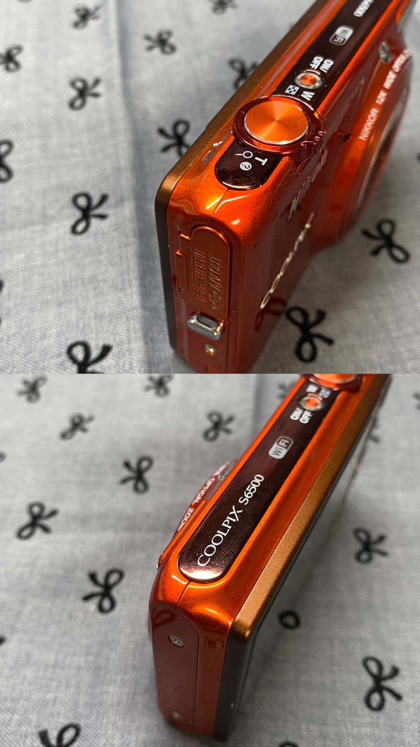 풀박-니콘 쿨픽스(coolpix) s6500 미품 오렌지🍊 상품이미지4