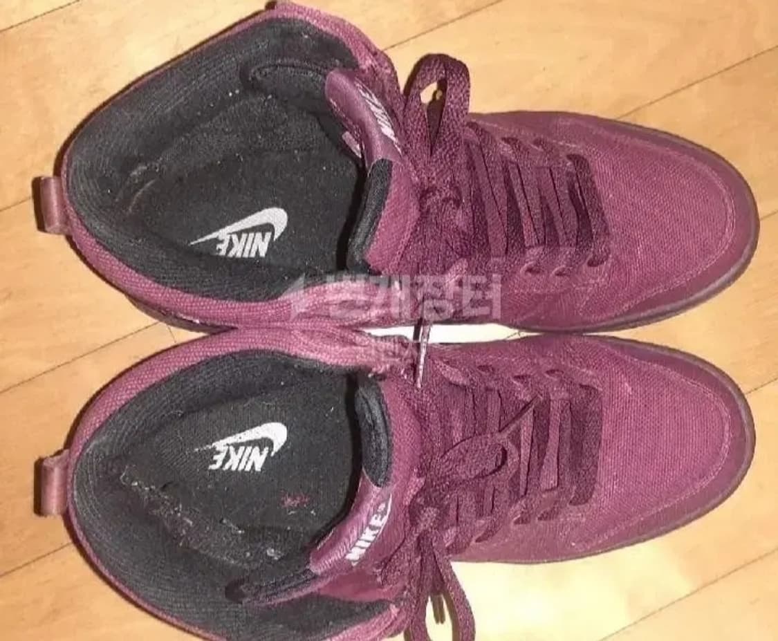 나이키 덩크하이 프리미엄 캔버스 레드 270 상품이미지4