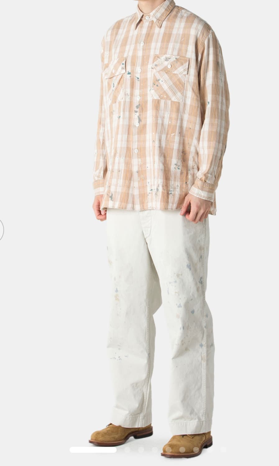 바우와우 BOWWOW 25SS STAINED WORK TROUSERS 상품이미지5