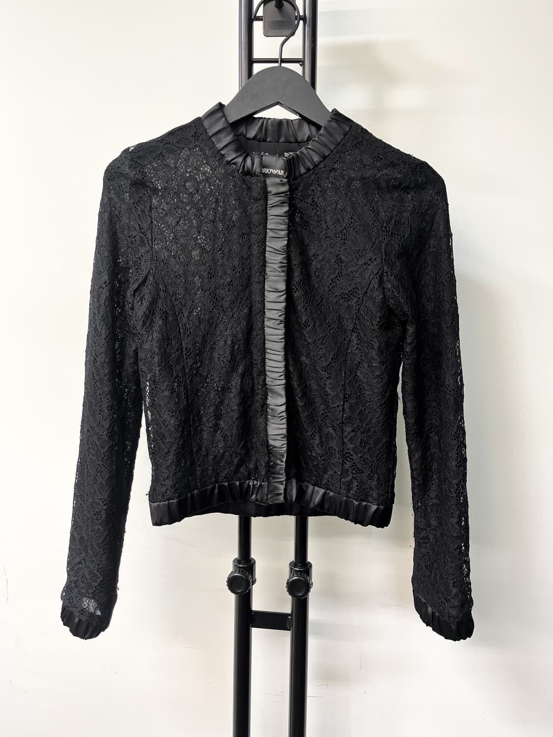엠포리오 아르마니 09s/s 블랙 레이스 자켓 상품이미지1