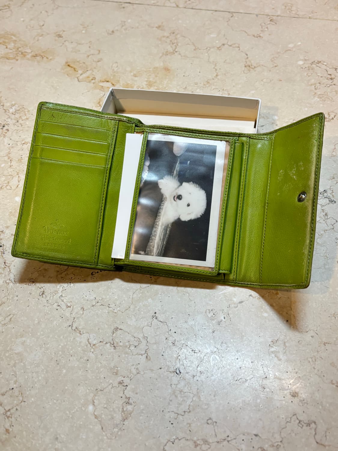 비비안웨스트 빈티지 올리브 카드지갑🫒🫒 상품이미지3