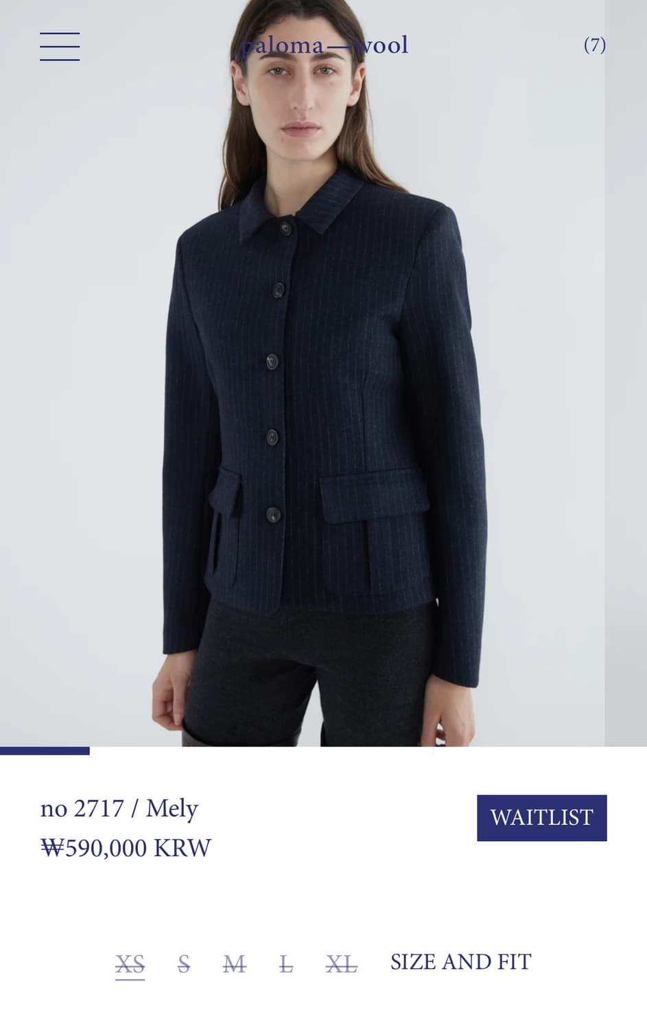 [S,M]팔로마울 Mely 자켓 상품이미지9