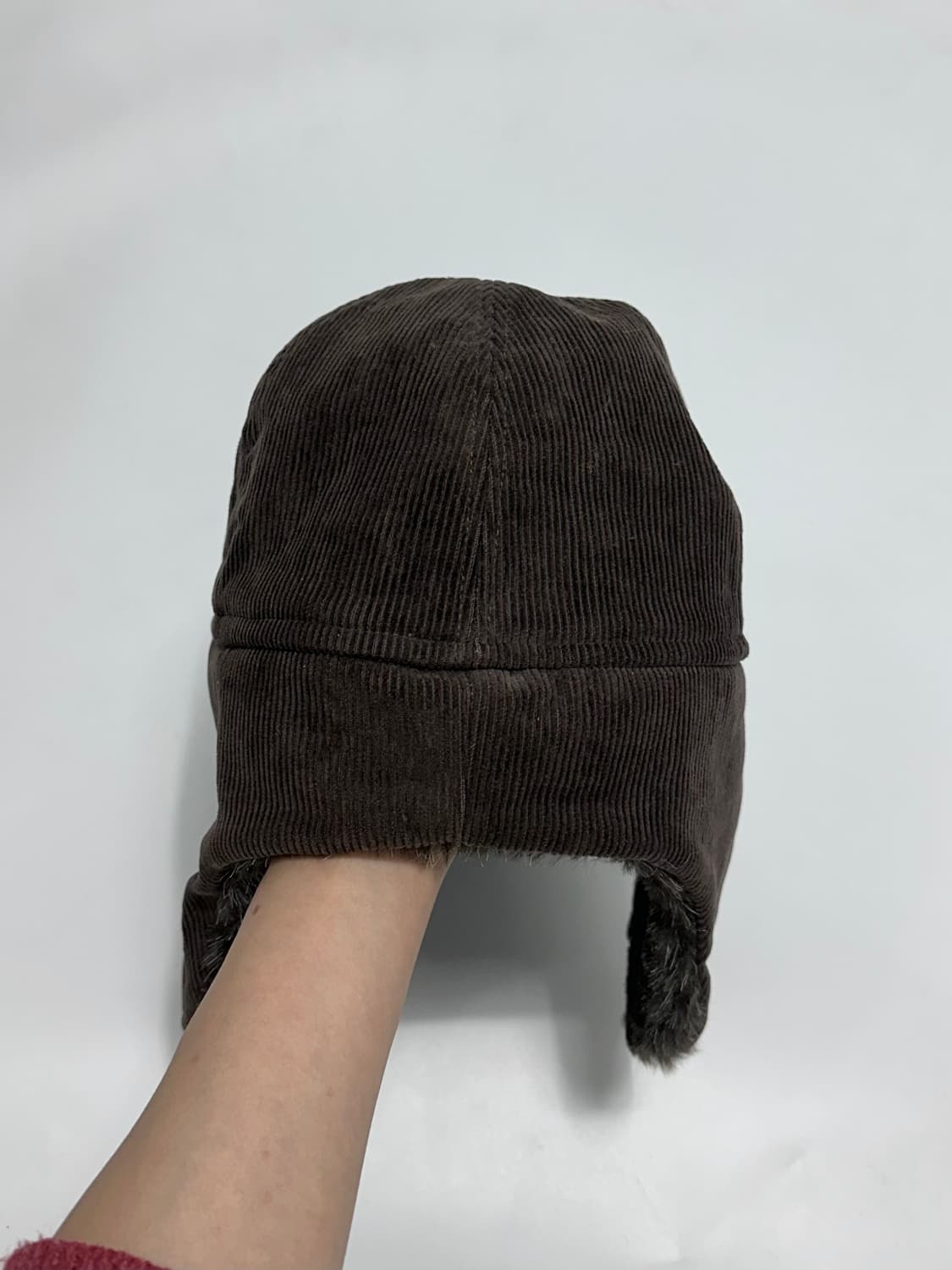 Kenzia italy 빈티지 울 코듀로이 트루퍼햇 이어플랩 귀도리모자 상품이미지6