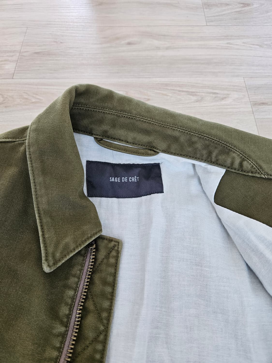 사쥬드크레 코튼 a2 퍼티그 자켓 sage de cret 상품이미지4