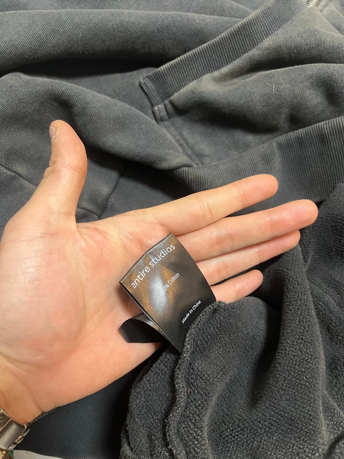 엔타이어 스튜디오 풀 집 가먼트다잉 후드 xxl 상품이미지5