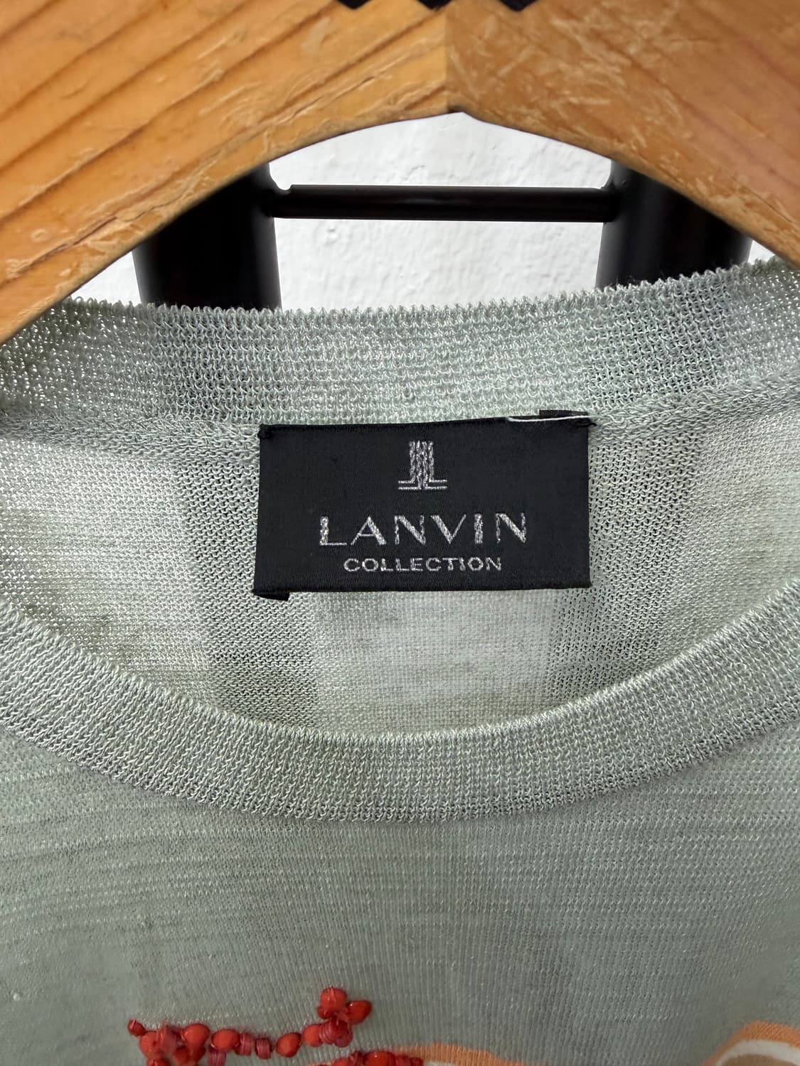 정품) LANVIN 랑방 한섬 비즈장식 니트 90 상품이미지7