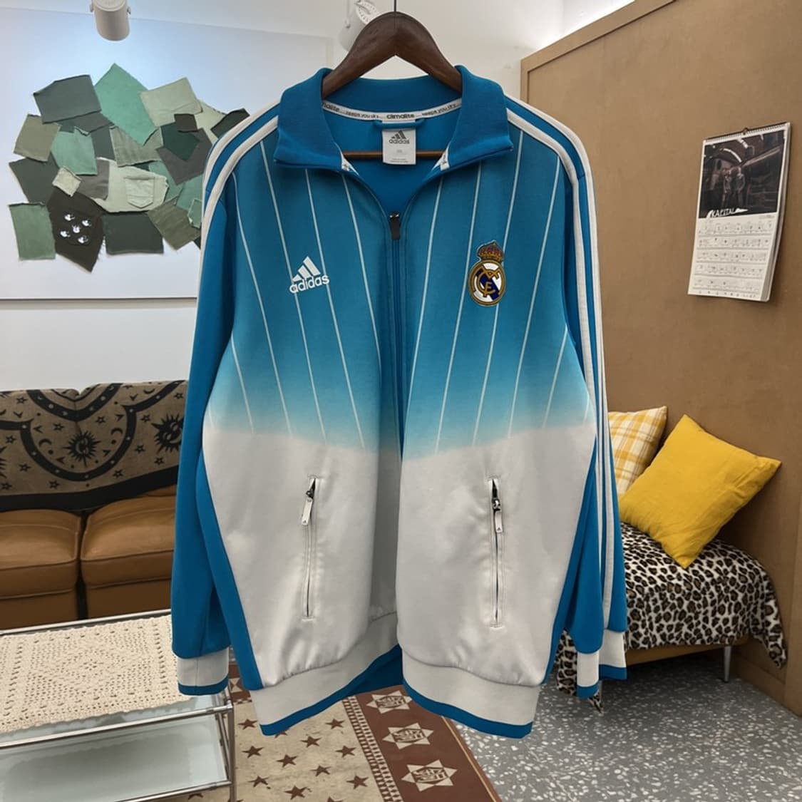 아디다스 레알마드리드 올드스쿨 레트로 져지 집업 115 C10249 상품이미지3