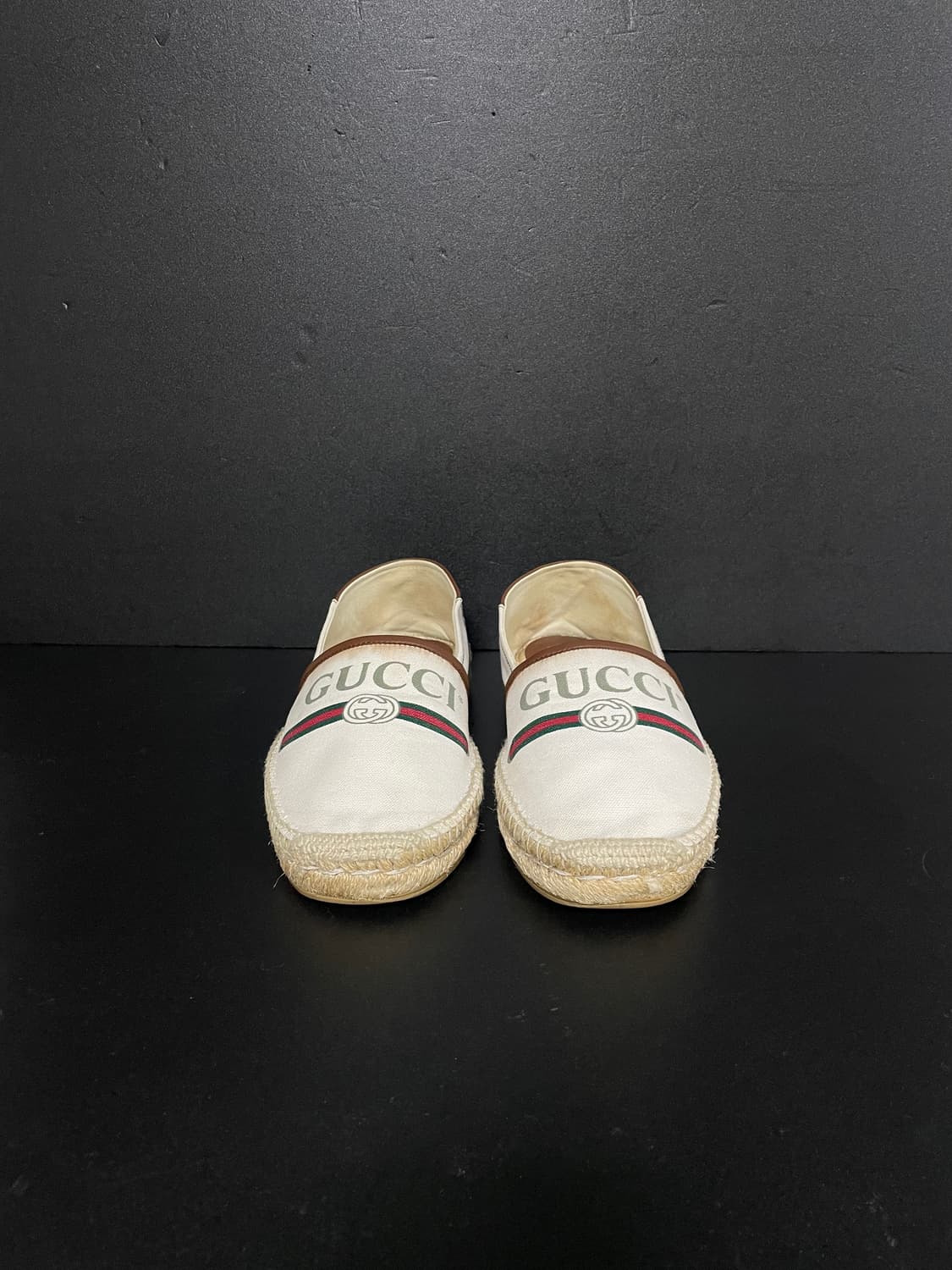 [265] GUCCI 구찌 로고 프린팅 캔버스 에스파듀 상품이미지2