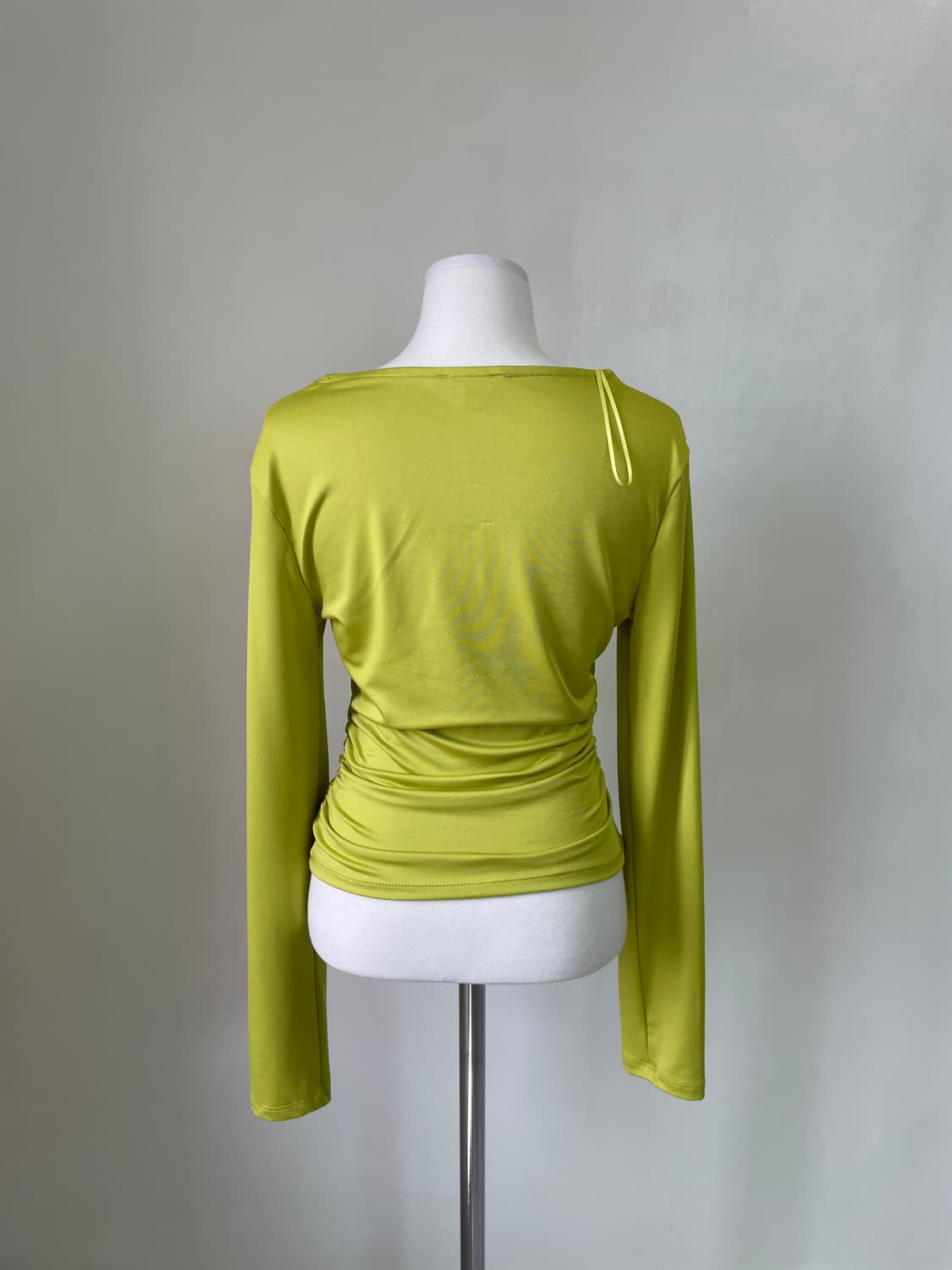 빈티지 iris 레이스 셔링 드레이프 탑  상품이미지2